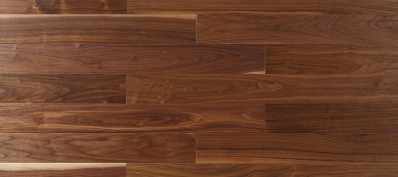 ウォールナット 床暖房対応 挽板フローリング ネステッド 130mm巾/セレクト - Arbor植物オイル ネステッド