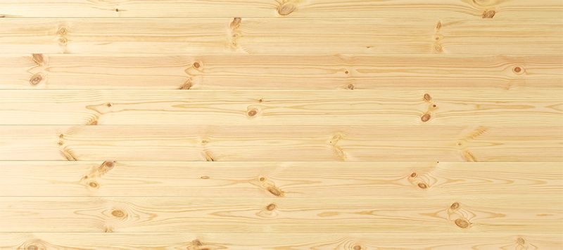 シルバーパイン 無垢フローリング 111mm巾/ノッティＡ Arbor針葉樹白木用オイルワックス - 111mm巾
