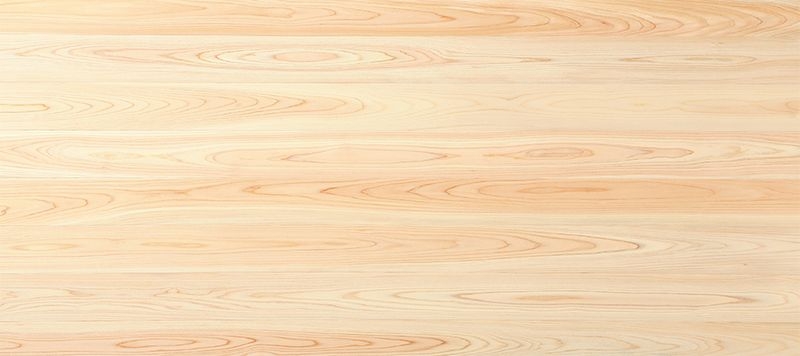 ヒノキ 無垢フローリング 108mm巾 国産材 - 無節 Arbor針葉樹白木用オイルワックス