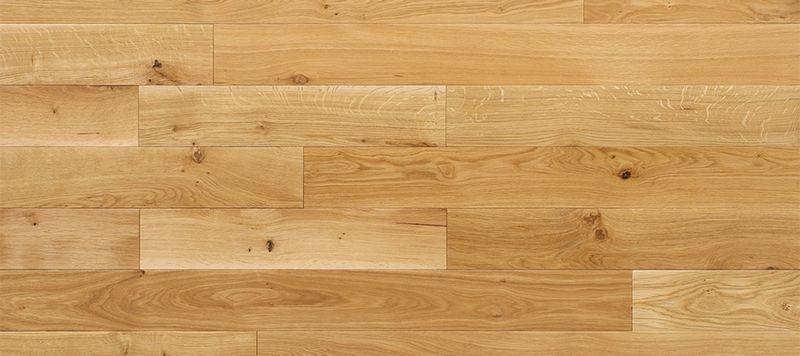 ヨーロピアンオーク 無垢フローリング 120mm巾 12mm厚/Arbor植物オイル - ラスティック 