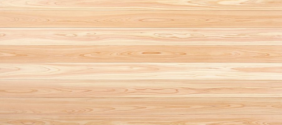尾鷲ヒノキ 無垢フローリング 105mm巾 国産材 12mm厚