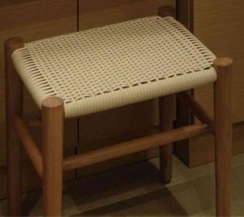 特注スツール オーク材UC仕上+PE