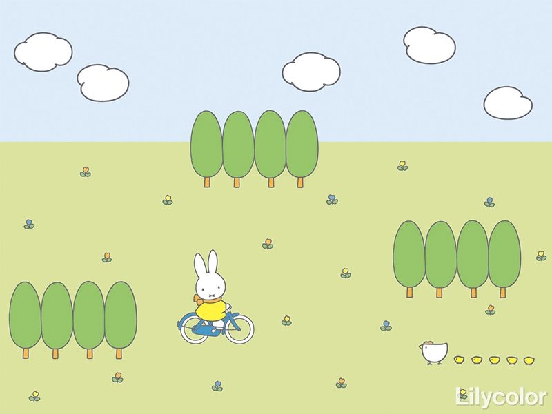 miffy wall paper