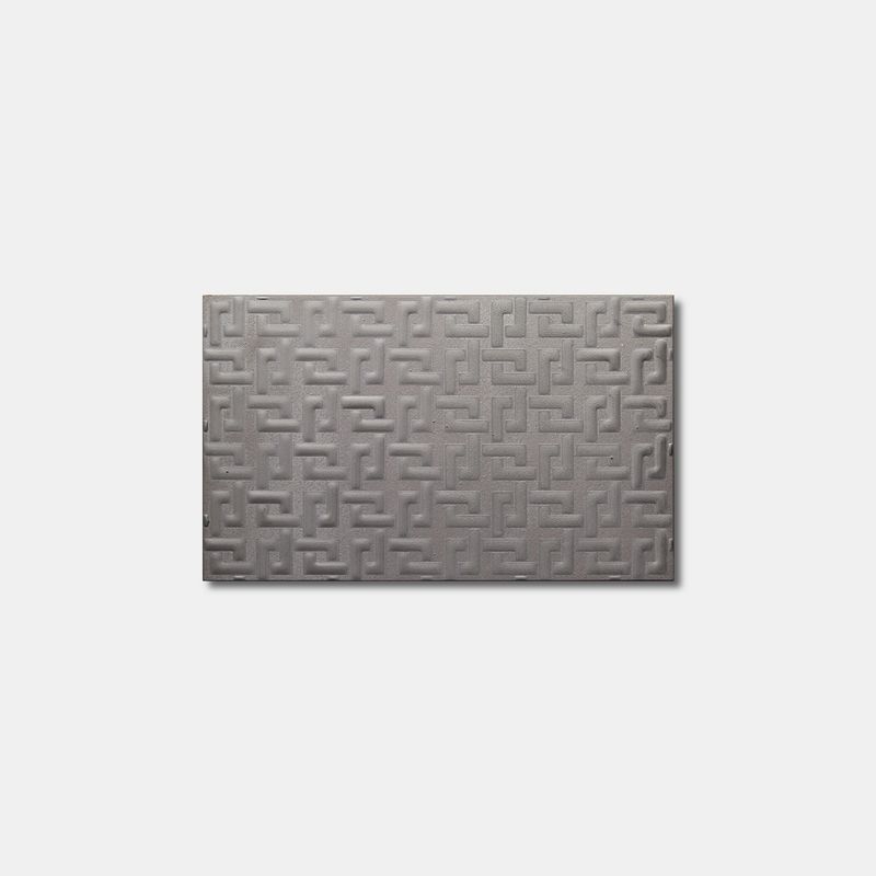 唐長タイル 壁・ 床用タイル - 角つなぎ/くろがね+シルク印刷＋施釉