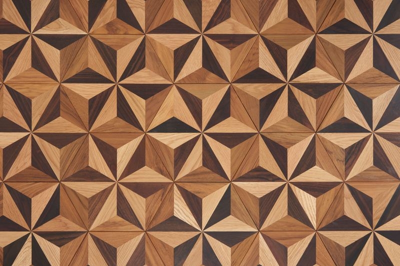 WOOD MOSAIC BOARD/ウッドモザイクボード - hexa star-mix
