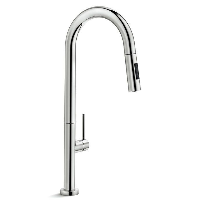ポップ - キッチン用湯水混合水栓 クローム