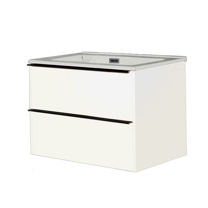 モビリスタフレーム - ホワイト 壁付洗面家具