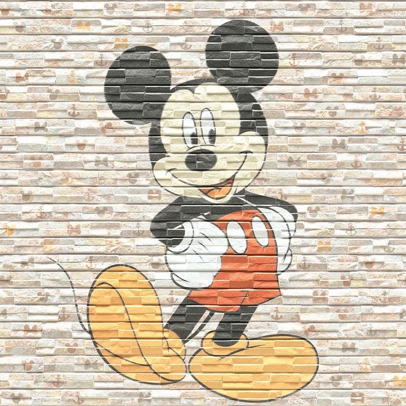 ネオロック・光セラ18 セラトピア ディズニーシリーズ/ストラータ18 ミッキー＆フレンズ ミッキーマウス1 - QFストラータ チタン ベージュ