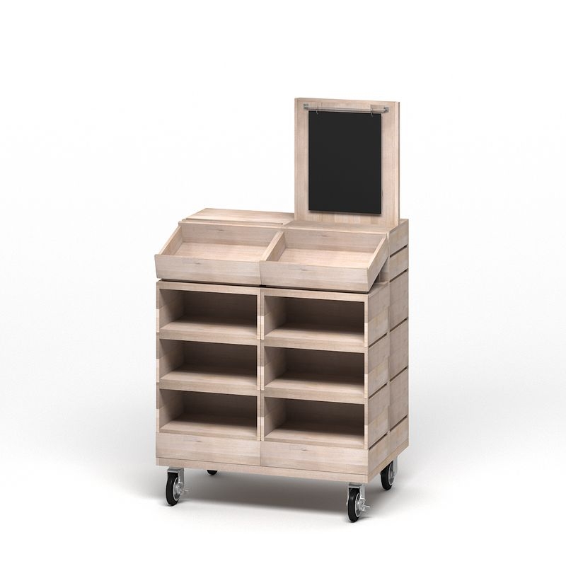 木製ボックス什器