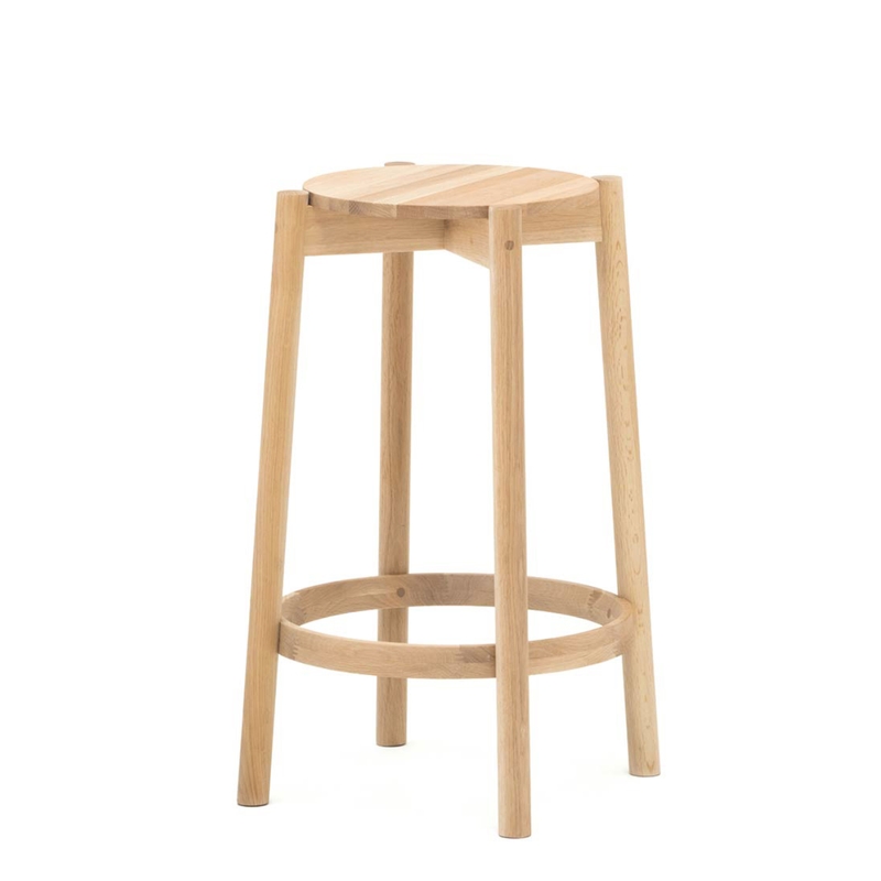 CASTOR BARSTOOL LOW - PURE OAK