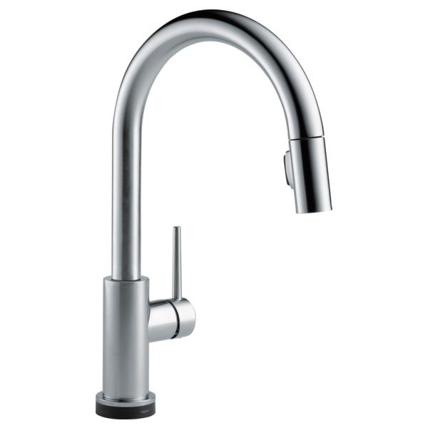 TRINSIC®/Single Handle Pull-Down Kitchen Faucet With Touch2O® Technology In Arctic Stainless - Arctic Stainless