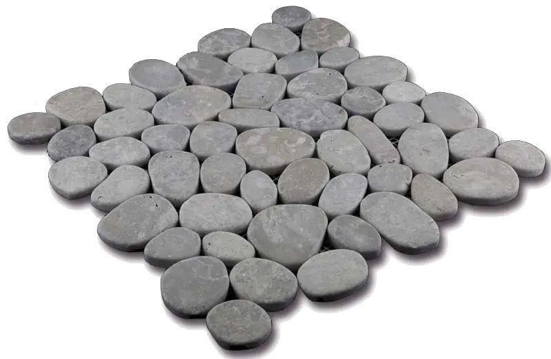 Islandstone/Pebble Series - Level Pebble Marble Sterling Grey