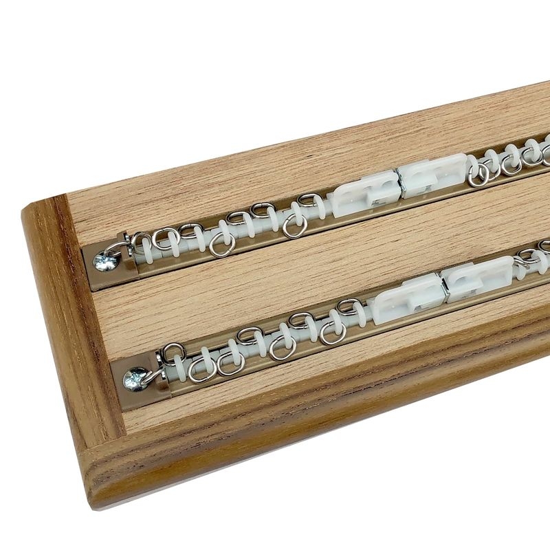 木製カーテンレール チーク シングル | TECTURE（テクチャー）