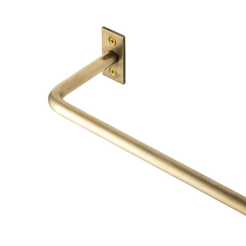 ブラックデザイン　真鍮バー系 ハンガーバー φ6 真鍮 W400 | TECTURE（テクチャー）