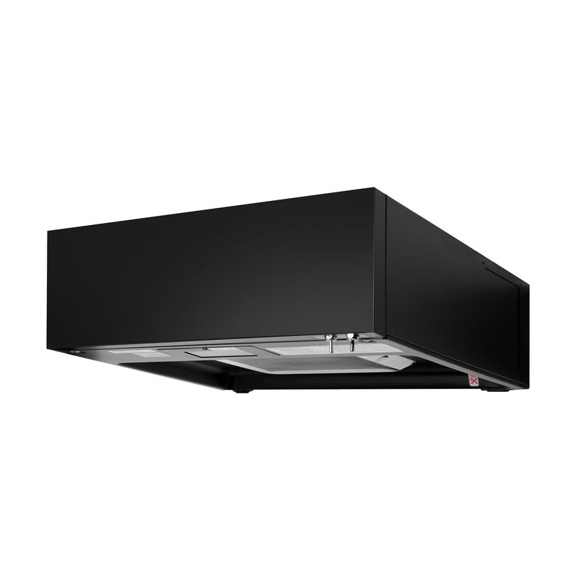 フラットレンジフード 壁付け型 W600 ブラック