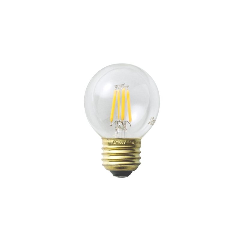 unico - 【6個セット】ビンテージLED電球 LEDボール95(E26)60W相当 ビンテージLED電球 LEDボール95(E26)50W相当 2200K | LT-BB002