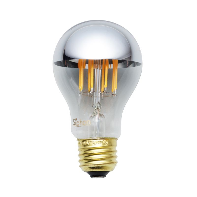 ビートソニックSiphon ミラーLED電球Φ60(E26) 45w相当 2個 ミラーLED電球 φ60(E26)45W相当 シルバー 2700K電球色 | TECTURE