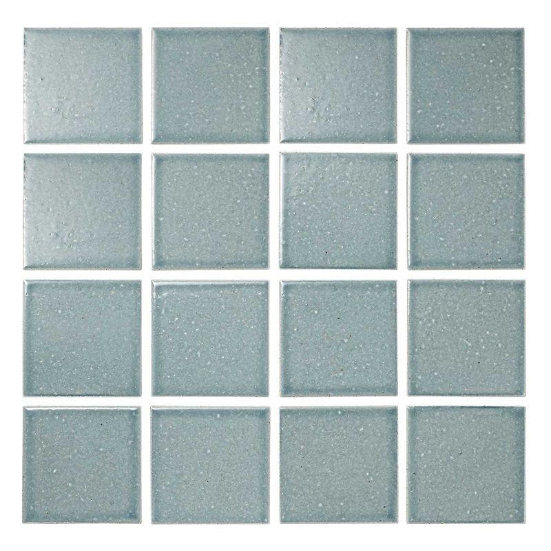 古窯70角タイル アクアブルー