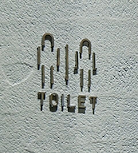 壁面サイン　SUS PL t=3mm