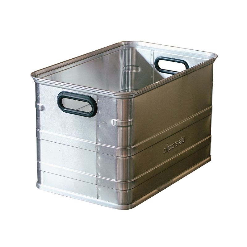 ALPOS ALUMINUM CONTAINER /OPEN TOP - L67L