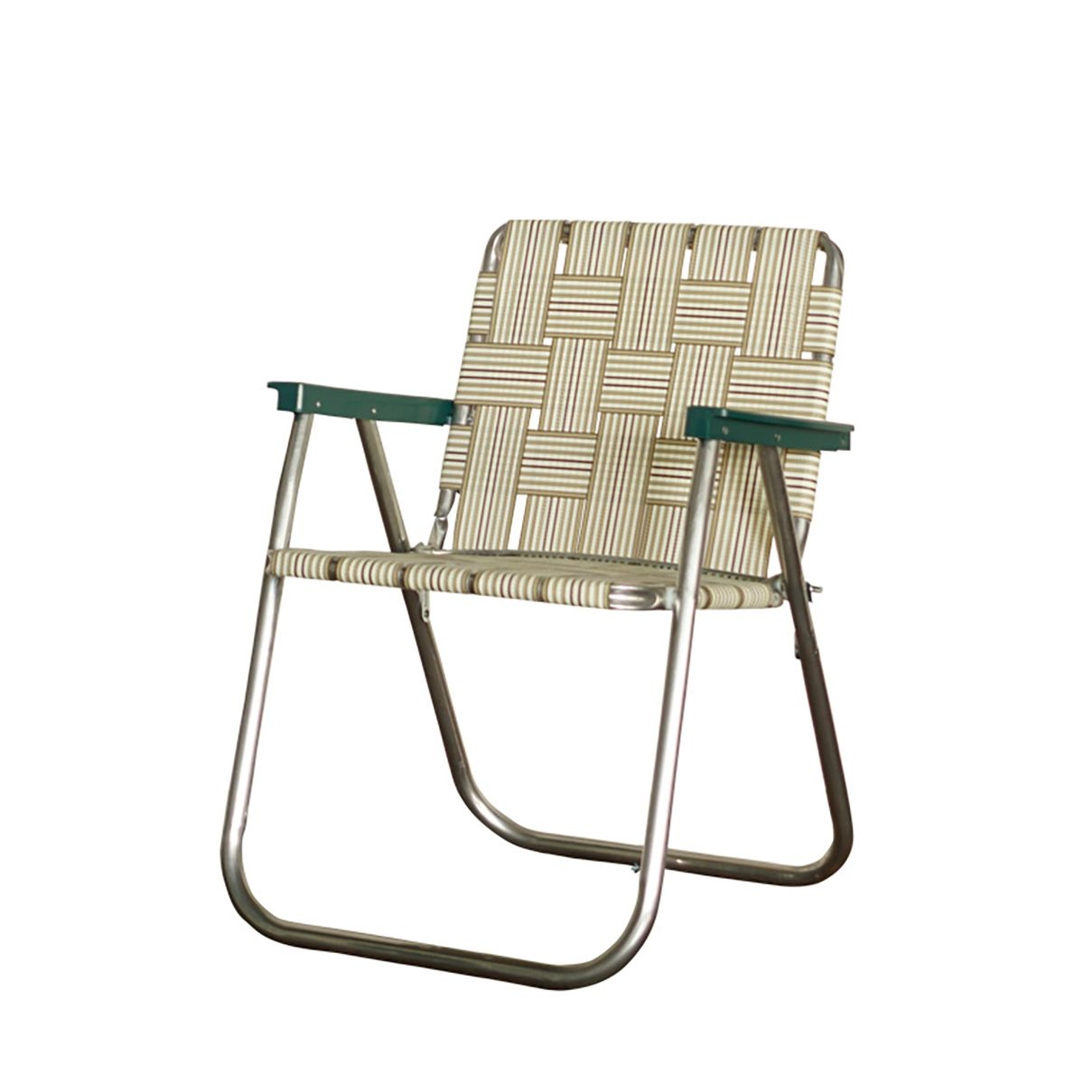 LAWN CHAIR PICNIC, Tan Stripe