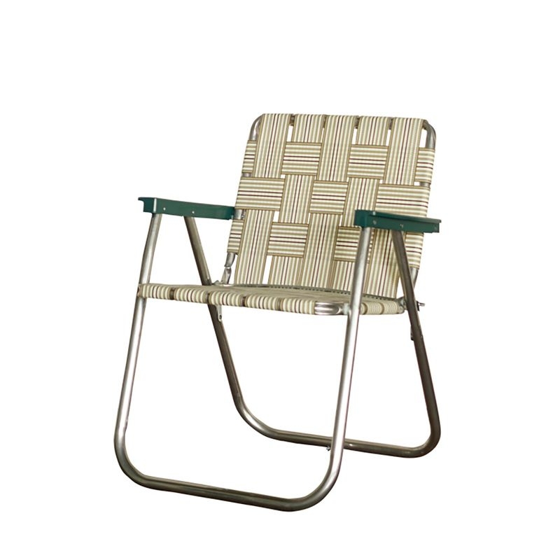 LAWN CHAIR PICNIC, Tan Stripe - Tan Stripe
