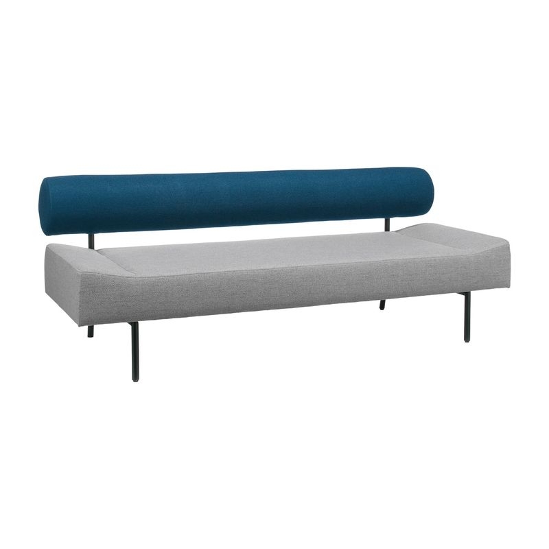 DIVANCO SOFA R BLACK/LIGHT GRAY - DIVANCO SOFA R BLACK/LIGHT GRAY