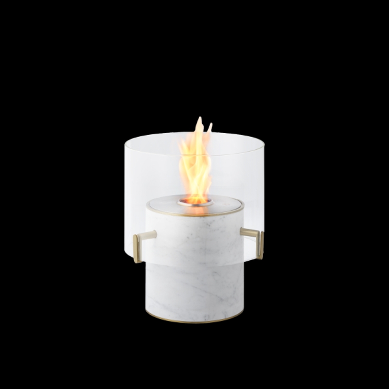 Pillar 3 - Marble White Low