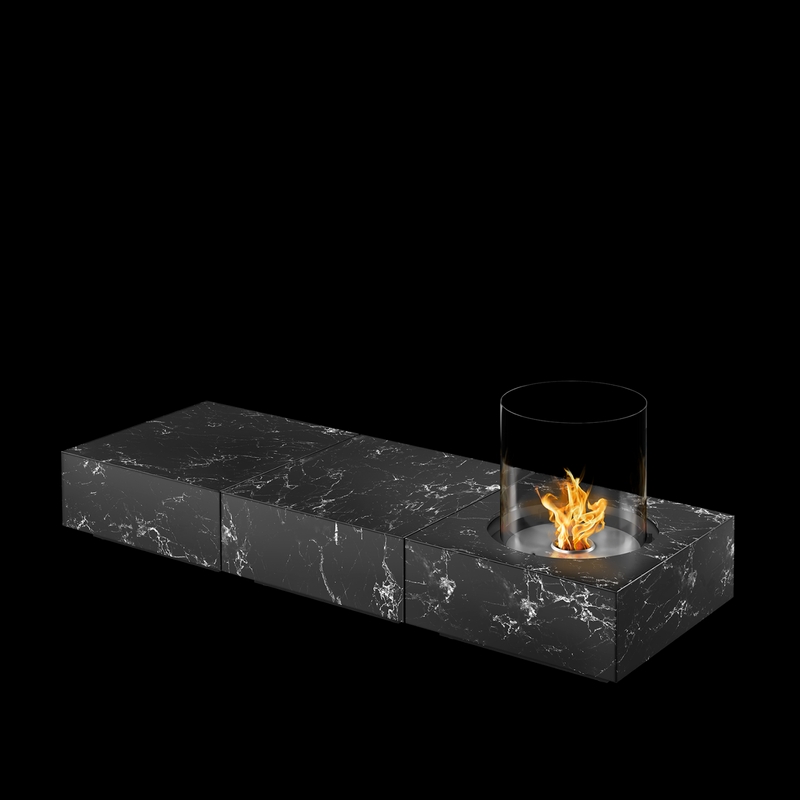 MXM - Fire Table/Marble Black