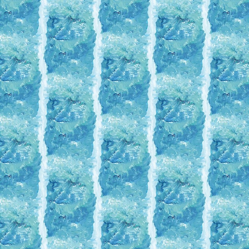 淡い空と海