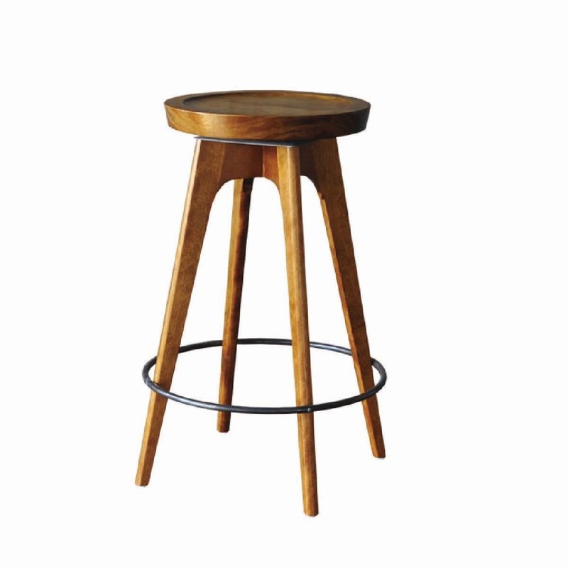 WOOD STOOL - L