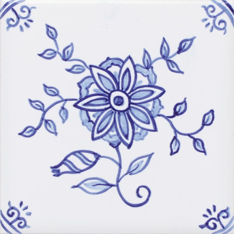 Hand Painting Tile - 100角平