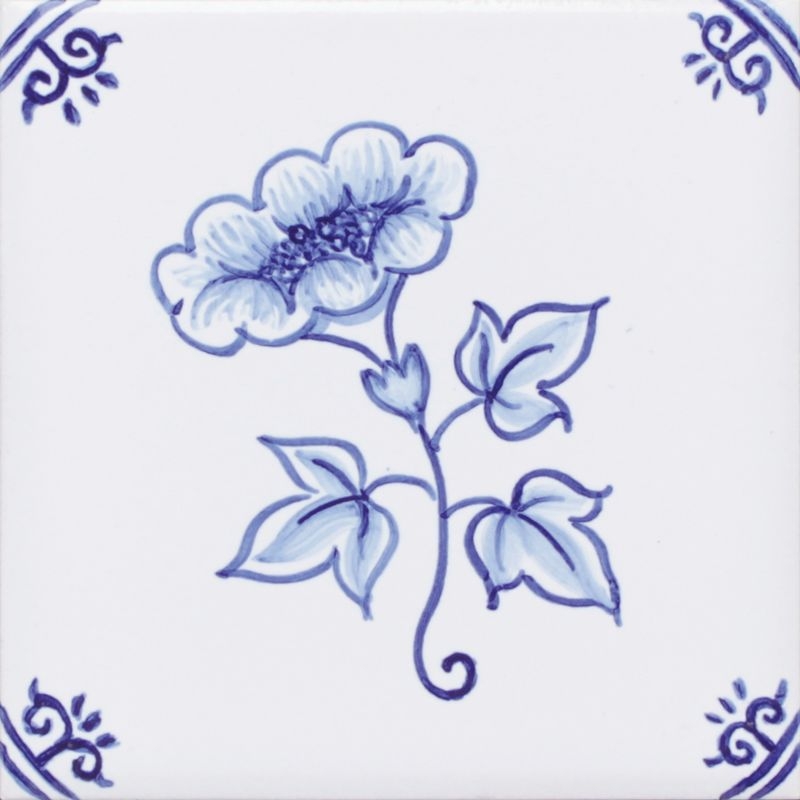 Hand Painting Tile - 100角平