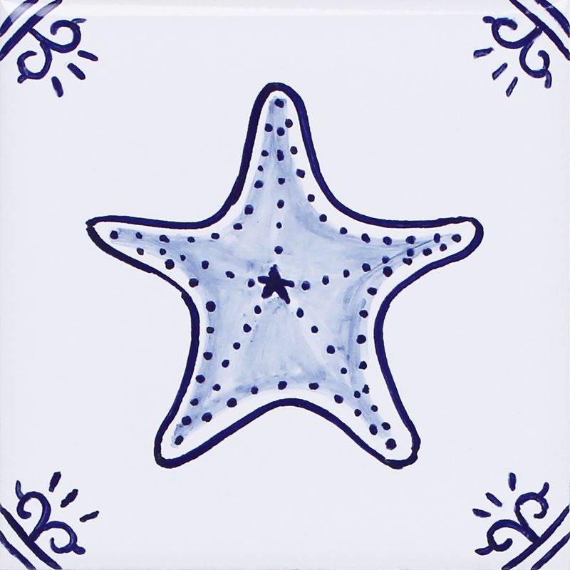 Hand Painting Tile - 100角平