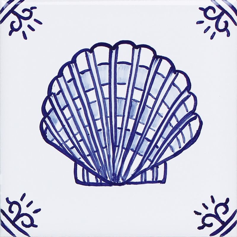 Hand Painting Tile - 100角平