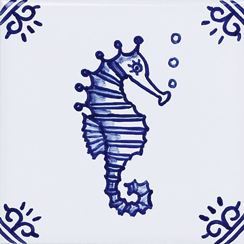Hand Painting Tile - 100角平