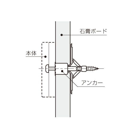 石膏ボード用アンカー