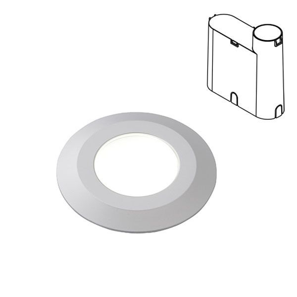 フロストフラットライト 地中埋込用 - (白)