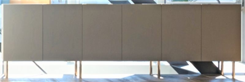 造作収納 タモ突板(板目) 艶消しウレタン塗装