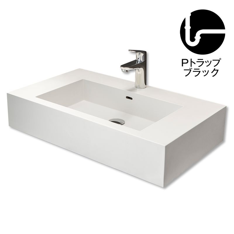 レッタンゴロ洗面 - Pトラップセット シルバー