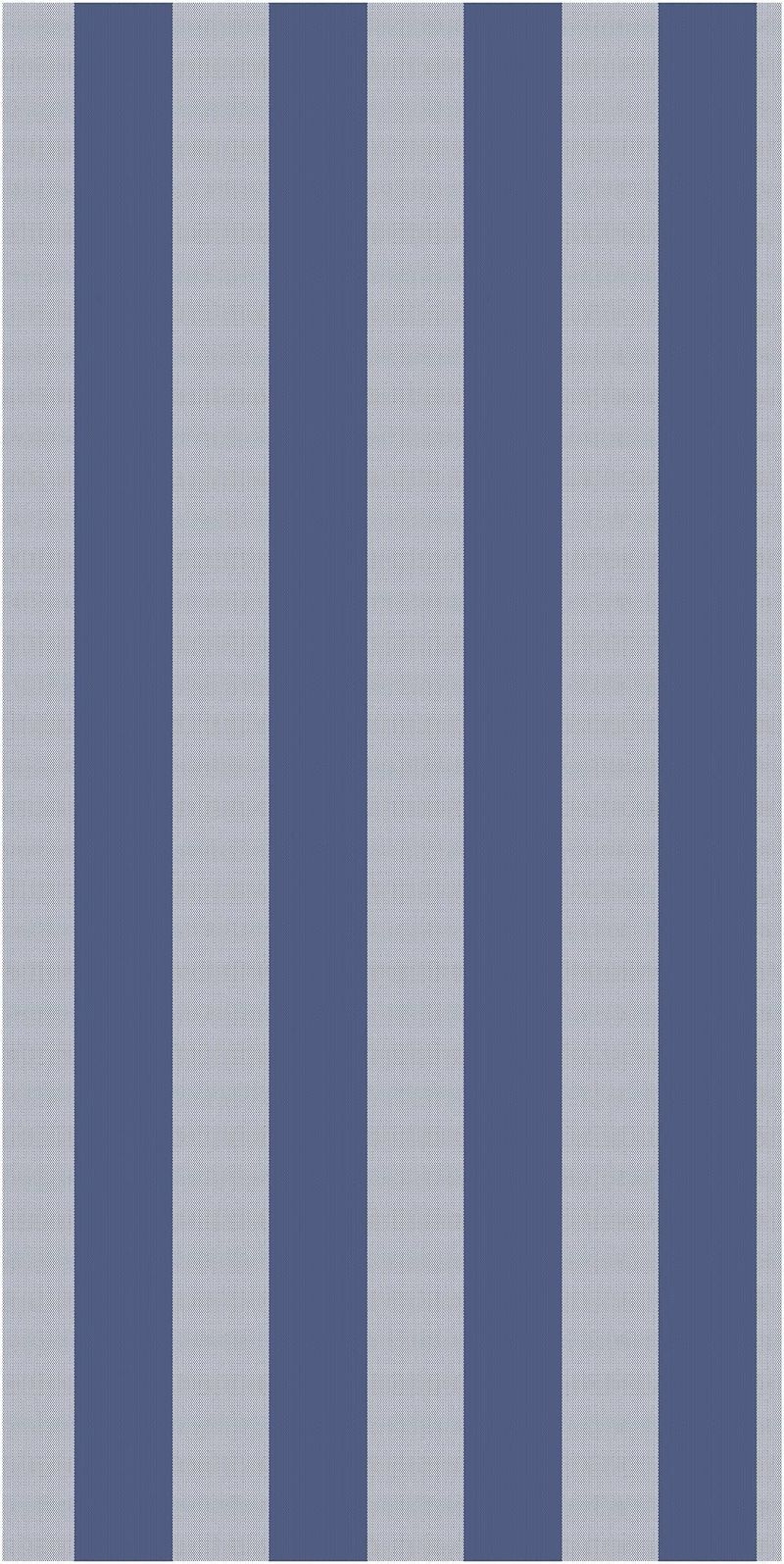 ストライプ/BLOCK STRIPE - WHITE NAVY