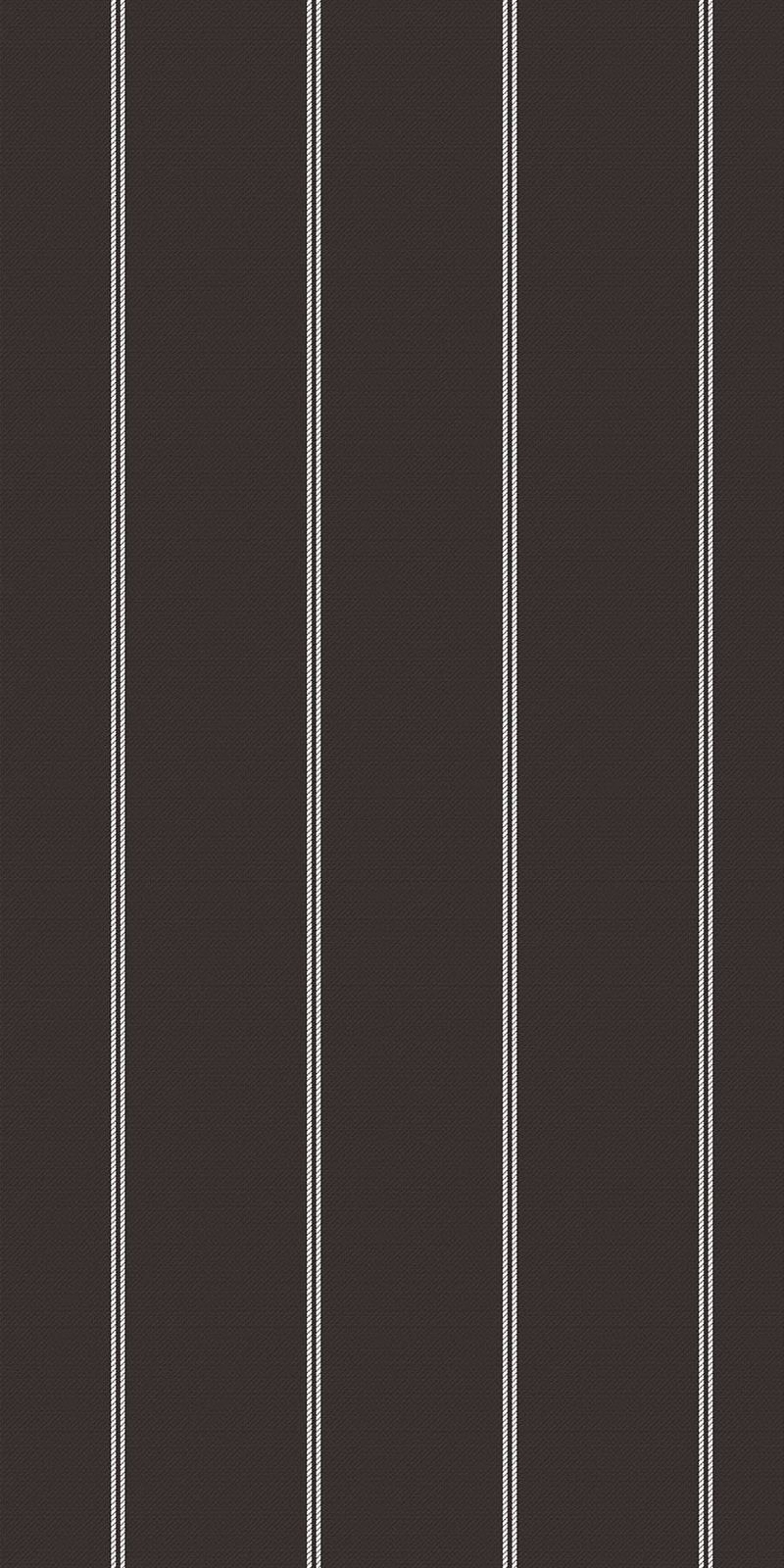 ストライプ/DOUBLE STRIPE - WHITE ON BLACK