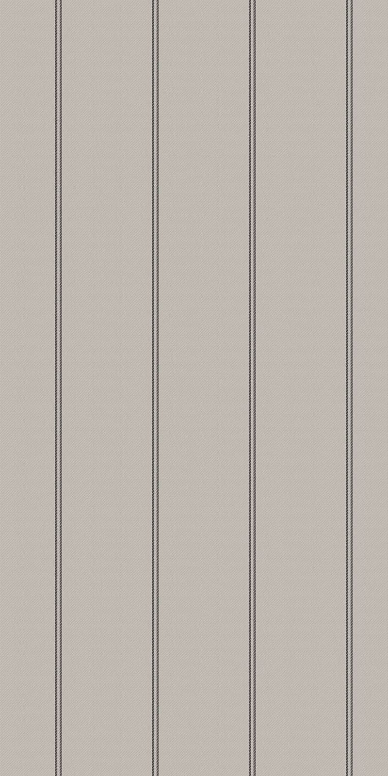 ストライプ/DOUBLE STRIPE - BROWN ON BEIGE