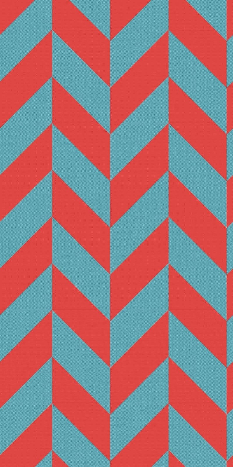 ストライプ/HERRINGBONE - CORAL TEAL