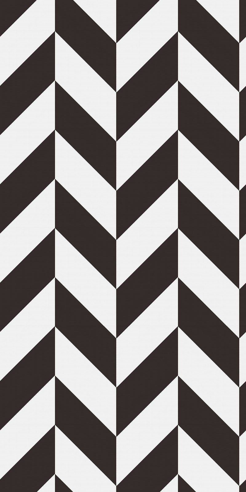 ストライプ/HERRINGBONE - BLACK WHITE