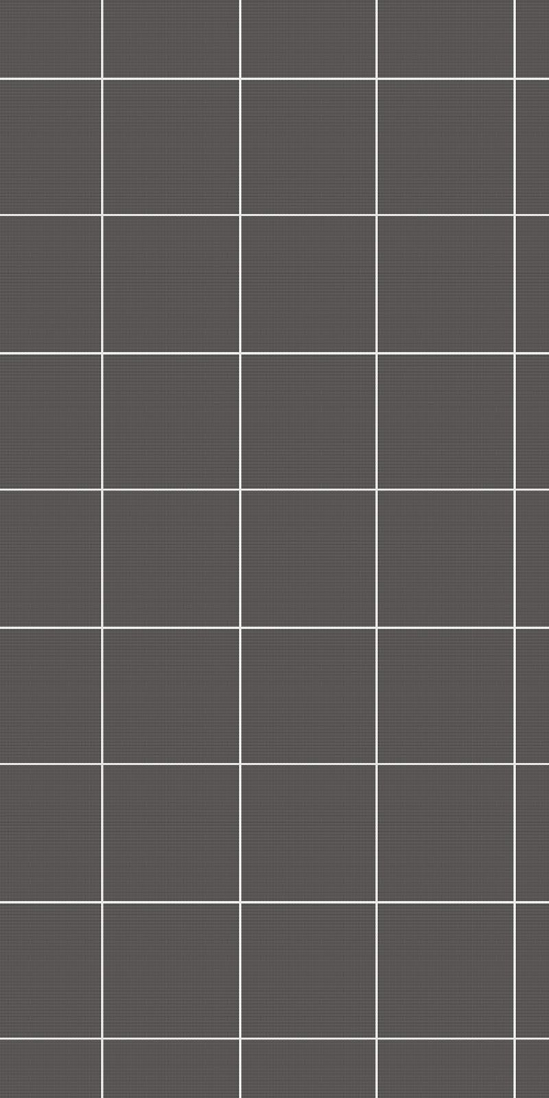 チェック/GRAPH CHECK - GREY ON GRAY