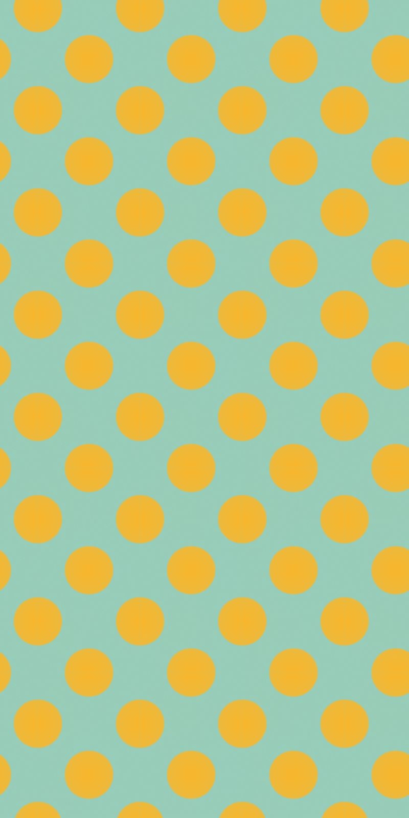 ドット/POLKA DOT - ORANGE TEAL