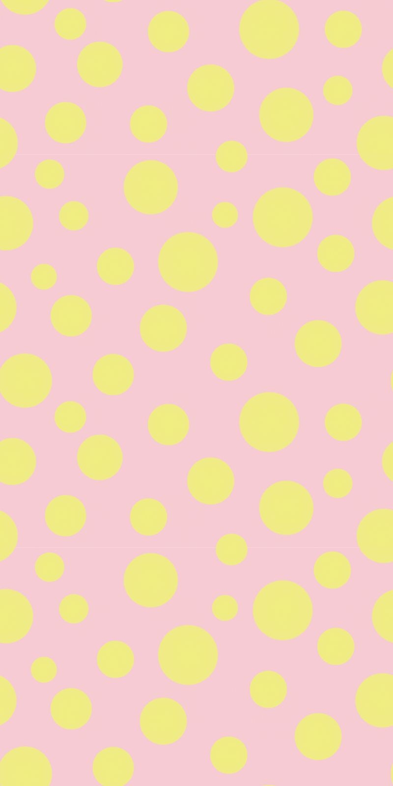 ドット/BUBBLE DOT - PINK YELLOW