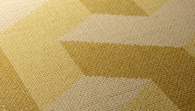 幾何学柄/TRIANGLE BLOCK - YELLOW