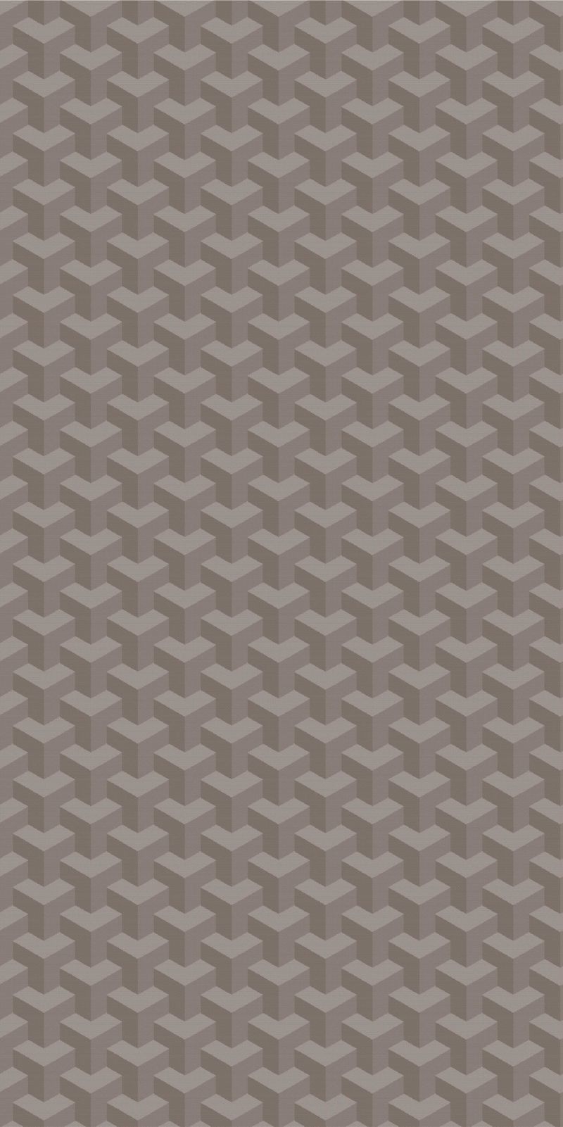 幾何学柄/TRIANGLE BLOCK - DARK BROWN